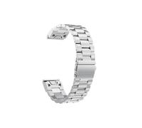 Bracelet de montre en acier inoxydable, 26, 22, 20mm, à dégagement rapide, facile à installer, adapté à la montre for Garmin Fenix 5X 5 5s 3 3HR S60 D2 Mk1 (Color : Silver, Size : 26mm)