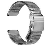 Bracelet de montre en acier inoxydable 316L pour bracelets de montre tissés milanais de 20 mm, 21 mm, 22 mm, 20mm