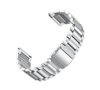 Bracelet de montre en acier inoxydable - Ajustement confortable et sûr Silver 20 mm
