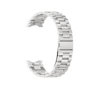 bracelet de montre en acier inoxydable, Bracelet en acier inoxydable à boucle plate trois billes et dégagement rapide, compatible avec la montre Watch6