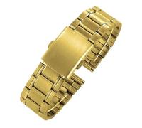 Bracelet de montre en acier inoxydable, bracelet interchangeable unisexe, boucle pliante réglable