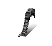 Bracelet de montre en acier inoxydable Compatible avec Casio GW1100 GA1000 GW4000 G1400 GWA1000fc hommes sport bracelet(Solid Black)