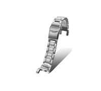 Bracelet de montre en acier inoxydable Compatible avec Casio GW1100 GA1000 GW4000 G1400 GWA1000fc hommes sport bracelet(Solid Silver)