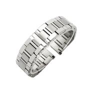 Bracelet de montre en acier inoxydable compatible avec Solo Santos | Compatible avec les bracelets Cartier for hommes et femmes, accessoires de montre solides