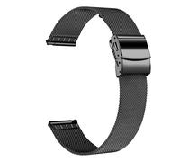 Bracelet de montre en acier inoxydable de 22 mm pour Samsung/Huawei Black
