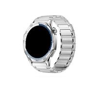 Bracelet de montre en acier inoxydable de 22mm Compatible avec Huawei Watch GT5 4 Pro 46mm/ Oneplus 2R/ Amazfit Balance(Silver,Width 22mm)