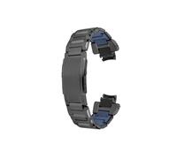 Bracelet de montre en acier inoxydable for homme Compatible avec Casio G-SHOCK MTG-B3000(A-Black blue)