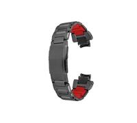 Bracelet de montre en acier inoxydable for homme Compatible avec Casio G-SHOCK MTG-B3000(A-Black red)