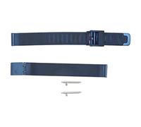 Bracelet de Montre en Acier Inoxydable Maille 6/8/10/12/14/16/18/20/ 22 MmBracelet en Métal de Remplacement Bleu Bracelet en Acier Inoxydable Fermoir Montre à Dégagement Rapide Montres Bande(14mm)