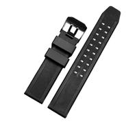 Bracelet de montre en acier inoxydable massif compatible avec les montres d'escalade Casio Protrek série 5578 PRW-60/YT PRW-30/50/70(Coal Black)