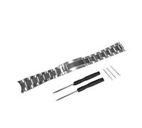 Bracelet de montre en acier inoxydable massif de 19 mm Pour Seiko 5, NXS73K1/SNXS75/SNXS77/SNXS7, chaîne de rechange Accessoires(Silver,For SNXS77)