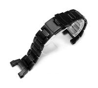Bracelet de montre en acier inoxydable massif for Casio for GW-3500B for GW-3000B for GW-2000 2500 for G-1000 Bracelet en métal noir Bracelet Accessoires(Black)