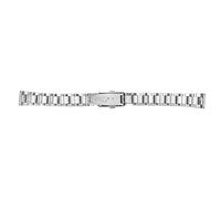 Bracelet de Montre en Acier Inoxydable Réglable en Argent, Bracelet de Montre Pliable à Libération Rapide et Double Boucle de Verrouillage, Bracelet de Montre en Métal de 12 à 22mm pour(12mm)
