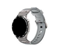 Bracelet de montre en caoutchouc 22mm 20mm Compatible avec Huawei GT5 4 46mm/Amazfit Balance GTR4/Samsung Galaxy 7 6 54(Titanium grey,For Huawei GT5/Pro 46mm)