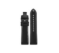 Bracelet de montre en caoutchouc 23/24mm Compatible avec Casio PROTREK PRG-601 PRG-600 PRG-650 PRW-6600Y PRW-60 PRW-30(B Black White-Black,23mm)