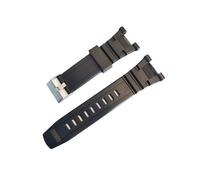 Bracelet de montre en caoutchouc adapté for Casio Pro-trek PRG-40 série PRG-240 Bracelet noir adapté for Casio PRG40 PRG240 /PAG-40/3246/3372 accessoires de bracelet