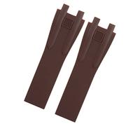 Bracelet de montre en caoutchouc de silicone pour Ulysse Nardin Sports de plein air étanche Bracelet de poignet de remplacement Accessoires de montre Pièces, Black Black Clasp, Acier allié Cuir, Non