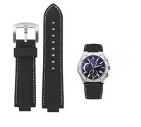 Bracelet de montre en caoutchouc et silicone pour Casio Edifice EFB-680 ECB10YD Bracelet de montre pour homme Ocean Heart EFB680 convexe 12 mm 14 mm, universal, Caoutchouc, Non