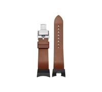 Bracelet de montre en caoutchouc for hommes, Compatible avec Casio G-SHOCK Little Mud King 3rd 5594 GG-B100(Brown-silver)