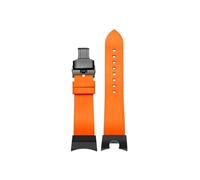 Bracelet de montre en caoutchouc for hommes, Compatible avec Casio G-SHOCK Little Mud King 3rd 5594 GG-B100(Orange-black)
