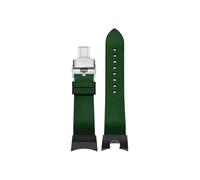 Bracelet de montre en caoutchouc for hommes, Compatible avec Casio G-SHOCK Little Mud King 3rd 5594 GG-B100(Green-silver)