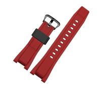 Bracelet de montre en caoutchouc silicone compatible avec Casio G-Shock GST Series GST-W300 210 400G S130 S310 S330 B100(Red-black B)