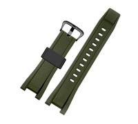 Bracelet de montre en caoutchouc silicone compatible avec Casio G-Shock GST Series GST-W300 210 400G S130 S310 S330 B100(Army green-black B)