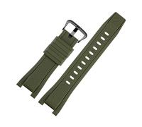 Bracelet de montre en caoutchouc silicone compatible avec Casio G-Shock GST Series GST-W300 210 400G S130 S310 S330 B100(Army green-black A)