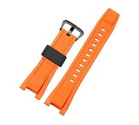Bracelet de montre en caoutchouc silicone compatible avec Casio G-Shock GST Series GST-W300 210 400G S130 S310 S330 B100(Orange-black B)