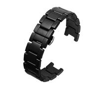 Bracelet de montre en céramique 20 * 11mm 18 * 10mm 16 * 8mm, accessoires de montre intelligente for hommes et femmes(Black,16-10mm)