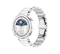Bracelet de montre en céramique de 18 mm adapté à la montre HUAWEI WATCH GT 5 Pro(Silver)