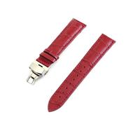 Bracelet de montre en cuir à fermoir papillon - Kit de remplacement complet de 12 à 24 mm avec outil de changement,Violet,13mm
