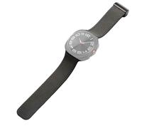 Bracelet de montre en cuir, Bracelet de remplacement-gris foncé