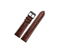Bracelet de montre en cuir Compatible avec Casio Swordfish Mdv107-1A MDV106-1A MDV-106 Efr539 1374 1375/ Seiko, 20/22mm(Brown white -black,20mm)