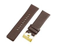 Bracelet de montre en cuir de vache, 24mm, 26mm, 28mm, 30mm, 32mm, Compatible avec la montre Diesel série Friday Dz4323 Dz4318 Dz4329, bracelet étanche en cuir de vache