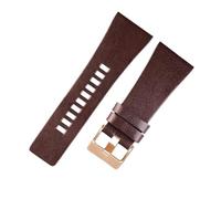 Bracelet de montre en cuir de vache, 24mm, 26mm, 28mm, 30mm, 32mm, Compatible avec la montre Diesel série Friday Dz4323 Dz4318 Dz4329, bracelet étanche en cuir de vache