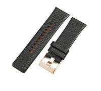 Bracelet de montre en cuir de vache, 24mm, 26mm, 28mm, 30mm, 32mm, Compatible avec la montre Diesel série Friday Dz4323 Dz4318 Dz4329, bracelet étanche en cuir de vache