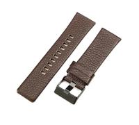 Bracelet de montre en cuir de vache, 24mm, 26mm, 28mm, 30mm, 32mm, Compatible avec la montre Diesel série Friday Dz4323 Dz4318 Dz4329, bracelet étanche en cuir de vache