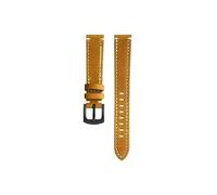 Bracelet de montre en cuir de vache for homme, Compatible avec Casio A158 A168 F91W AE-1200WHD A159 A169 AE1200(Brown-black)