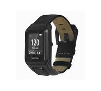 Bracelet de montre en cuir de vache véritable, Compatible avec Runner 3/Adventurer, avec boucle galvanisée et étui de pr