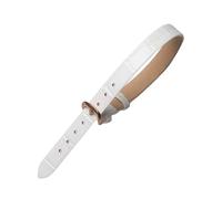 Bracelet de montre en cuir de vachette pour femme d'une seule pièce de 10mm, version prolongée avec motif en bambou coloré et agréable pour la peau, longueur de 220mm