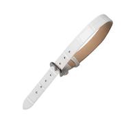 Bracelet de montre en cuir de vachette pour femme d'une seule pièce de 10mm, version prolongée avec motif en bambou coloré et agréable pour la peau, longueur de 220mm