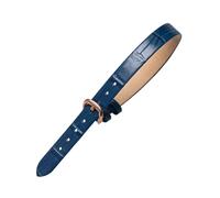 Bracelet de montre en cuir de vachette pour femme d'une seule pièce de 10mm, version prolongée avec motif en bambou coloré et agréable pour la peau, longueur de 220mm