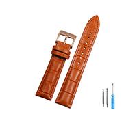 Bracelet de montre en cuir pour hommes et femmes Bracelets de rechange pour montres 14mm - 22mm Accessoires de montre, 24mm