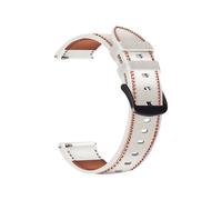 Bracelet de montre en cuir pour HUAWEI GT3 White 20 mm