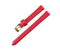 Bracelet de montre en cuir unisexe, bracelet de remplacement, boucle en acier inoxydable(U,8mm)