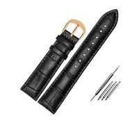 Bracelet de montre en cuir véritable 12mm - 20mm pour femmes hommes montre bracelet de remplacement accessoires de montre, 15mm