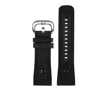 Bracelet de montre en cuir véritable 28mm pour homme avec boucle ardillon Accessoires de montre + outil d'installation, 28mm
