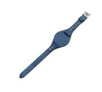 Bracelet de montre en cuir véritable à dégagement rapide for Fossil for Es4114 for Es4113 for Es3625 for Es3616 for Es3838 femmes 18mm rouge noir accessoires(Dark blue,18mm Rose-K1)