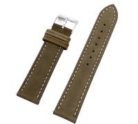 Bracelet de montre en cuir véritable à libération rapide 16-22 mm rétro première couche en cuir de vachette